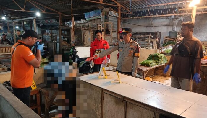 Tukang Becak di Mojokerto Ditemukan Meninggal di Kios Pasar Tanjung Anyar