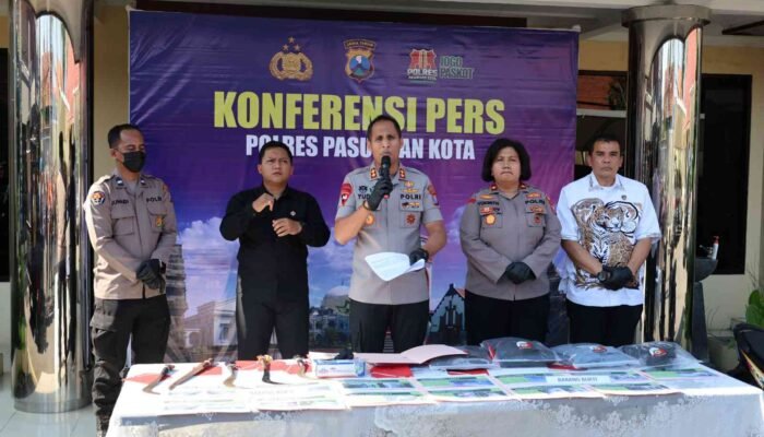 Empat Pemuda Diamankan Usai Aniaya Remaja di Pasuruan, Polisi Sita Celurit