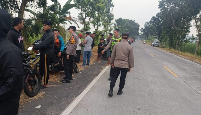 Polres Lumajang Bubarkan Balap Liar di JLS Pasirian, 10 Motor Diamankan