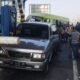 Diduga Rem Blong, Isuzu Elf Tabrak Dua Kendaraan di GT Waru Utama, Lima Penumpang Terluka