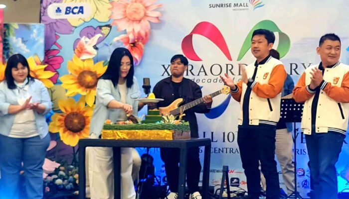Satu Dekade Melayani Masyarakat, Sunrise Mall Mojokerto Rayakan HUT ke-10 Bertema XTRAORDINARY