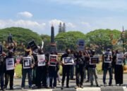 Organisasi Profesi Jurnalis Malang Raya Gelar Aksi Tutup Mulut, Desak Prabowo Minta Maaf