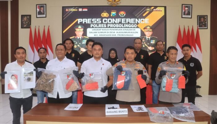 Polres Probolinggo Ungkap Kasus Mayat Perempuan di Dalam Sumur, Dua Pelaku Ditangkap