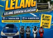 Kejari Kota Mojokerto Lelang Sembilan Kendaraan Rampasan Negara, Berikut Jadwal dan Lokasinya