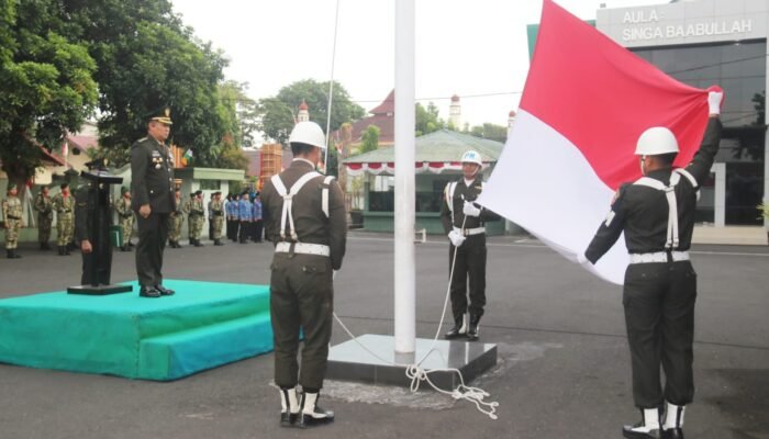 Upacara HUT ke-81 RI di Makorem 152/Baabullah, Prajurit Diminta Perkuat Disiplin dan Dekat dengan Rakyat