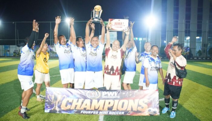 PWI Mojokerto Angkat Trofi Fourfeo, PWI Jombang Dihajar 5-1 di Final