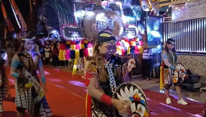 Dusun Bajangan Gelar Kolaborasi Sound Horeg dan Reog Satrio Tunas Mudho Mojokerto