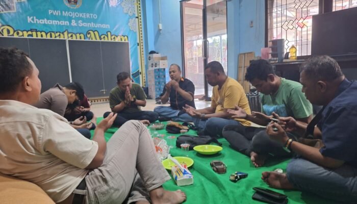 Fourfeo Piala PWI Mojokerto Rampung, PWI Lanjutkan Agenda dengan Peringatan Maulid Nabi
