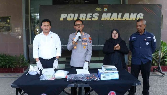 1,1 Kg Sabu dan 2.122 Ekstasi Gagal Masuk Malang, Kurir dari Jakarta Dibekuk