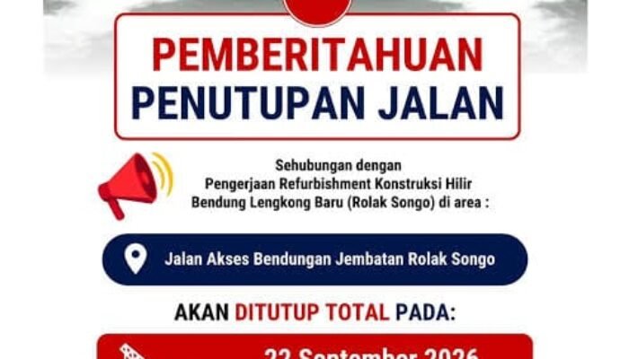 Jembatan Rolak Songo Ditutup Total Mulai 22 September, Akses Mojokerto-Sidoarjo Terdampak