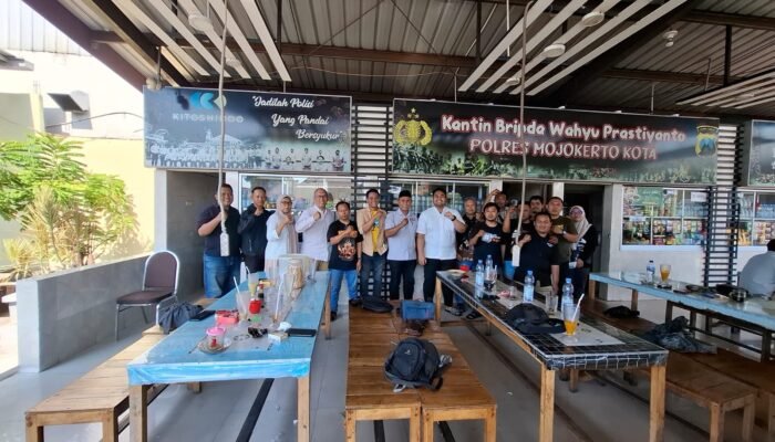 Dua Pekan Bertugas, Kasatreskrim Polres Mojokerto Kota Bangun Komunikasi dengan PWI