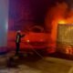 Truk Boks Terbakar Saat Masuk Rest Area Teras Dagangan, Kerugian Rp150 Juta