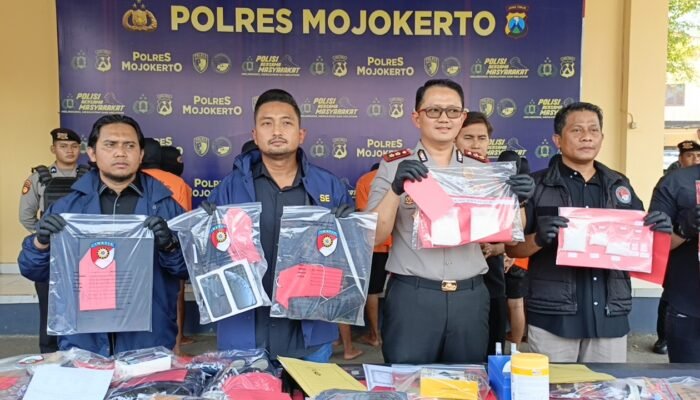 Operasi Sikat Semeru 2026, Polres Mojokerto Ungkap 11 Kasus 3C dan Amankan 14 Tersangka