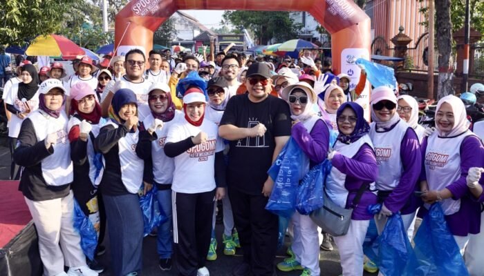 Diikuti 150 Peserta, Spogomi Kota Mojokerto Ajak Warga Peduli Sampah Lewat Olahraga