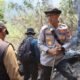 Polres Malang Tangani Kebakaran Hutan di Lereng Gunung Arjuno