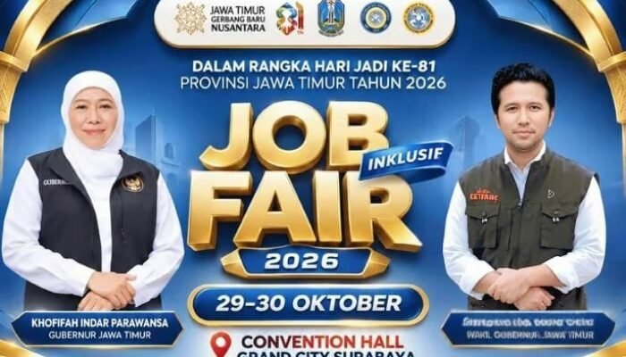 Ribuan Lowongan Magang Dibuka di Job Fair Inklusif Jatim, Khofifah Ajak Pencari Kerja Manfaatkan Peluang