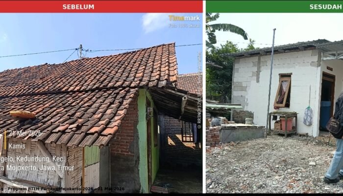 Pemkot Mojokerto Bedah 116 Rumah Tak Layak Huni di 2026, Warga Mengaku Bersyukur